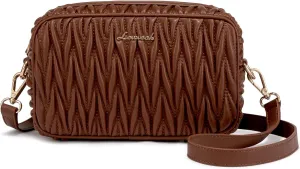 LOVEVOOK Quilted Crossbody Bags for Women, Small Trendy Leather Purse, Crossbody Purse with Adjustable Strap for Gift