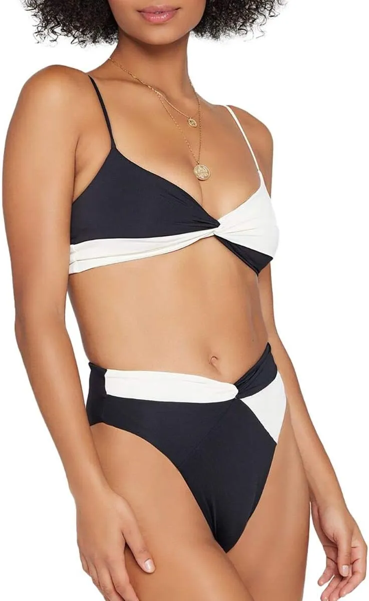 LSpace Ringo Bikini Top for Women - Adjustable Back Ties, Twist Front Detail, and Removeable Pads