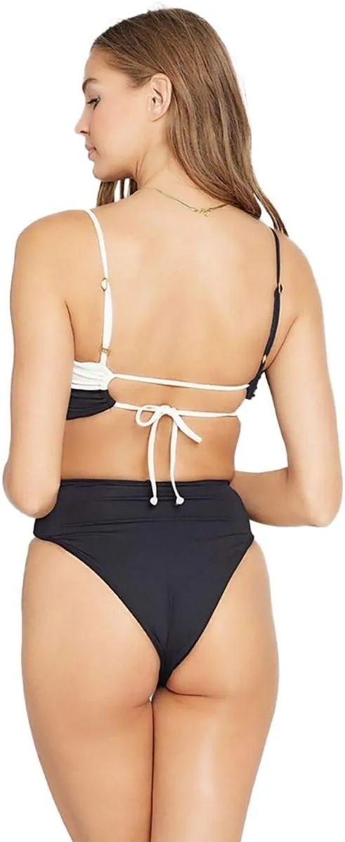 LSpace Ringo Bikini Top for Women - Adjustable Back Ties, Twist Front Detail, and Removeable Pads