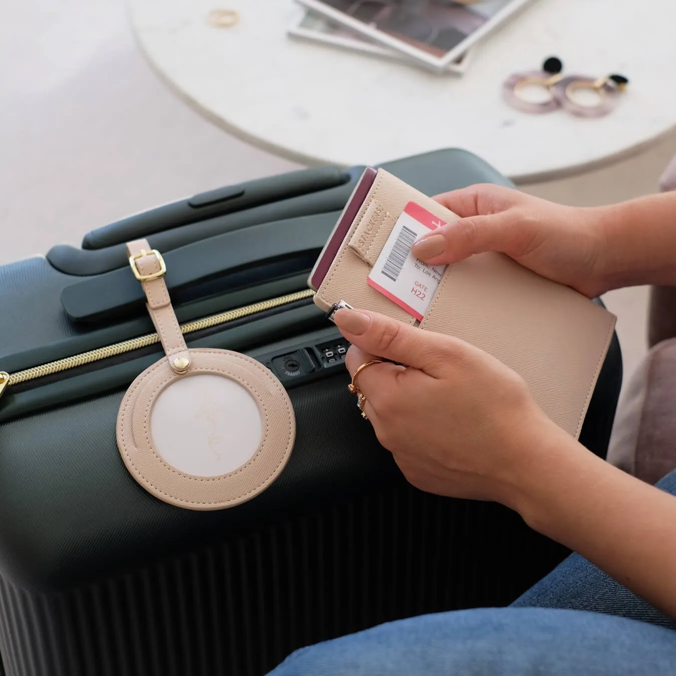 Luggage Tag - Blush
