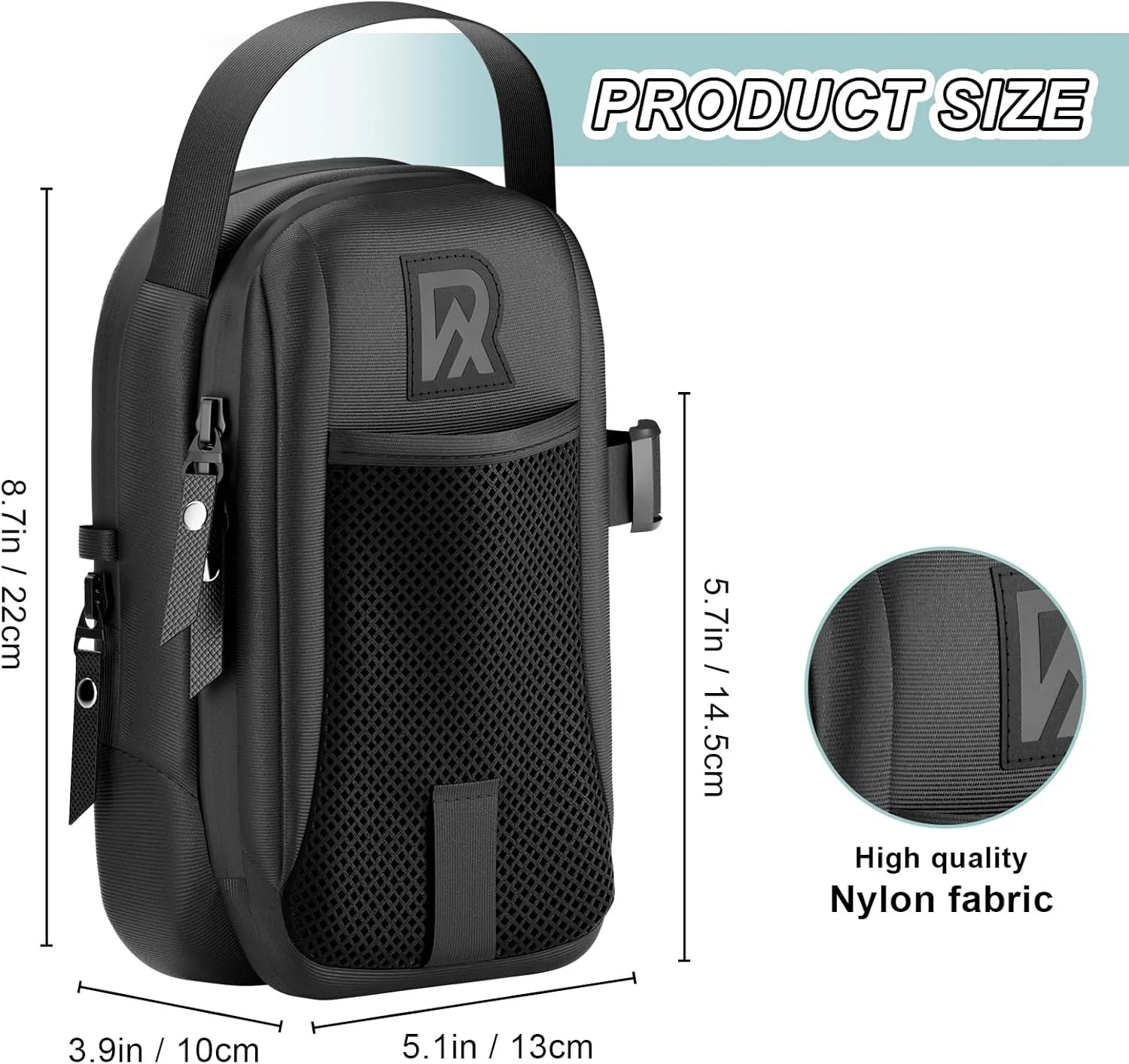Magnetic Gym Bag Sling Bag for Men/Women,Magnetic Water Bottle Gym Bag Company,Cross Body Water Bottle Holder Bags for Travel, Work and Sports,Gym Accessories