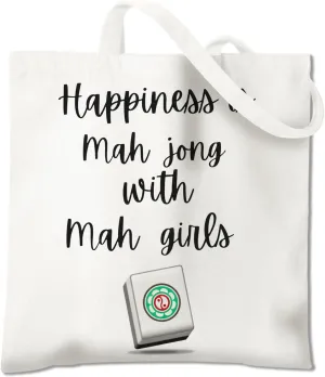 Mahjong Gifts Tote Bag - Mahjong Gifts for Friends Women Canvas Tote Bag