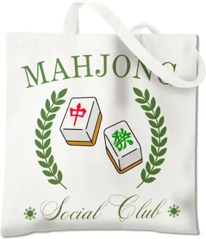 Mahjong Gifts Tote Bag - Mahjong Gifts for Friends Women Canvas Tote Bag