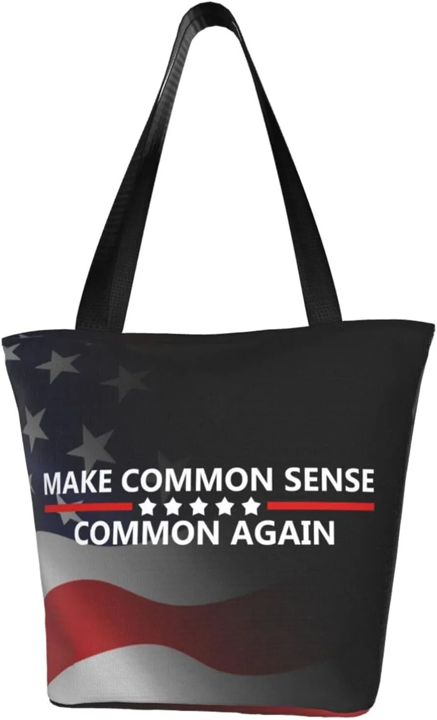 Make Common Sense Common Again Fashion Shoulder Bag Large Capacity For Man Or Woman