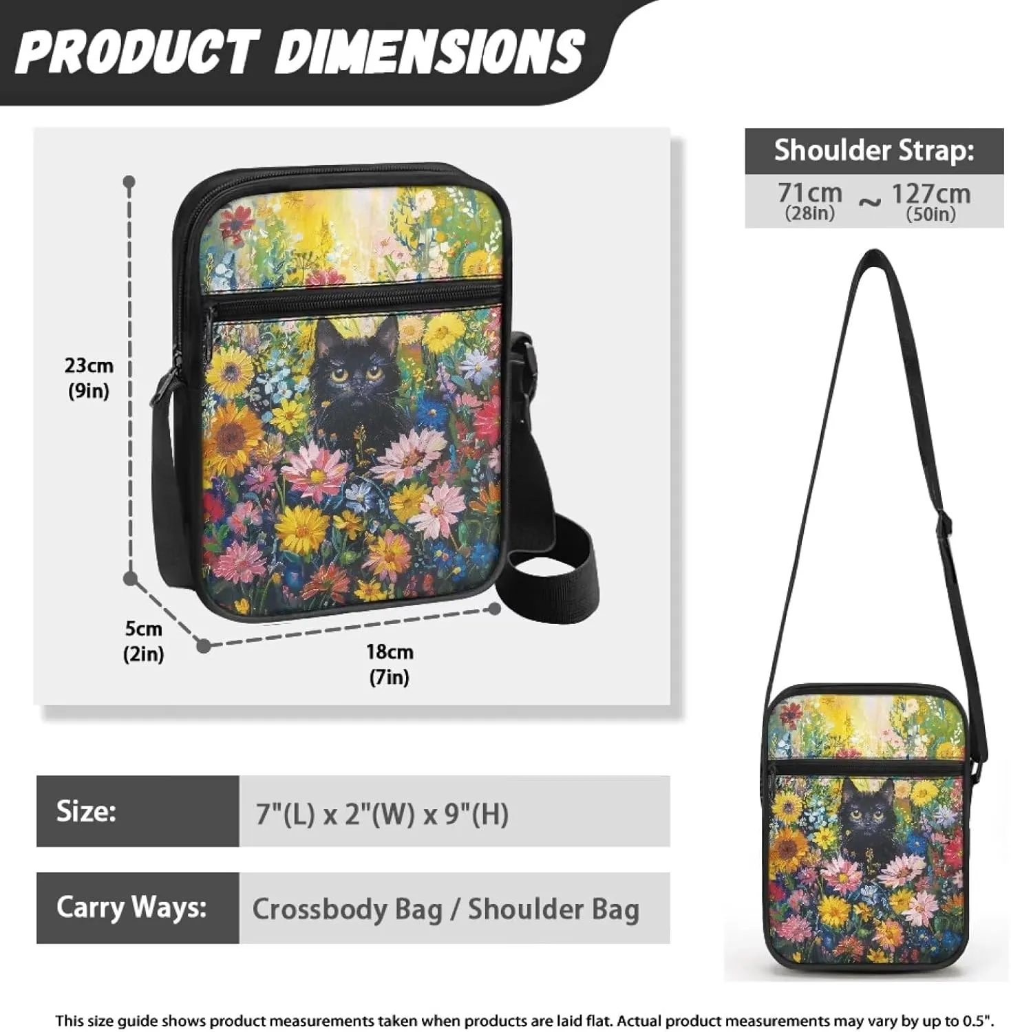 Messenger Bags Womens Mens Shoulder Bag Mini Sling Purse Handbag with Zipper for School Business, Wallet Purse