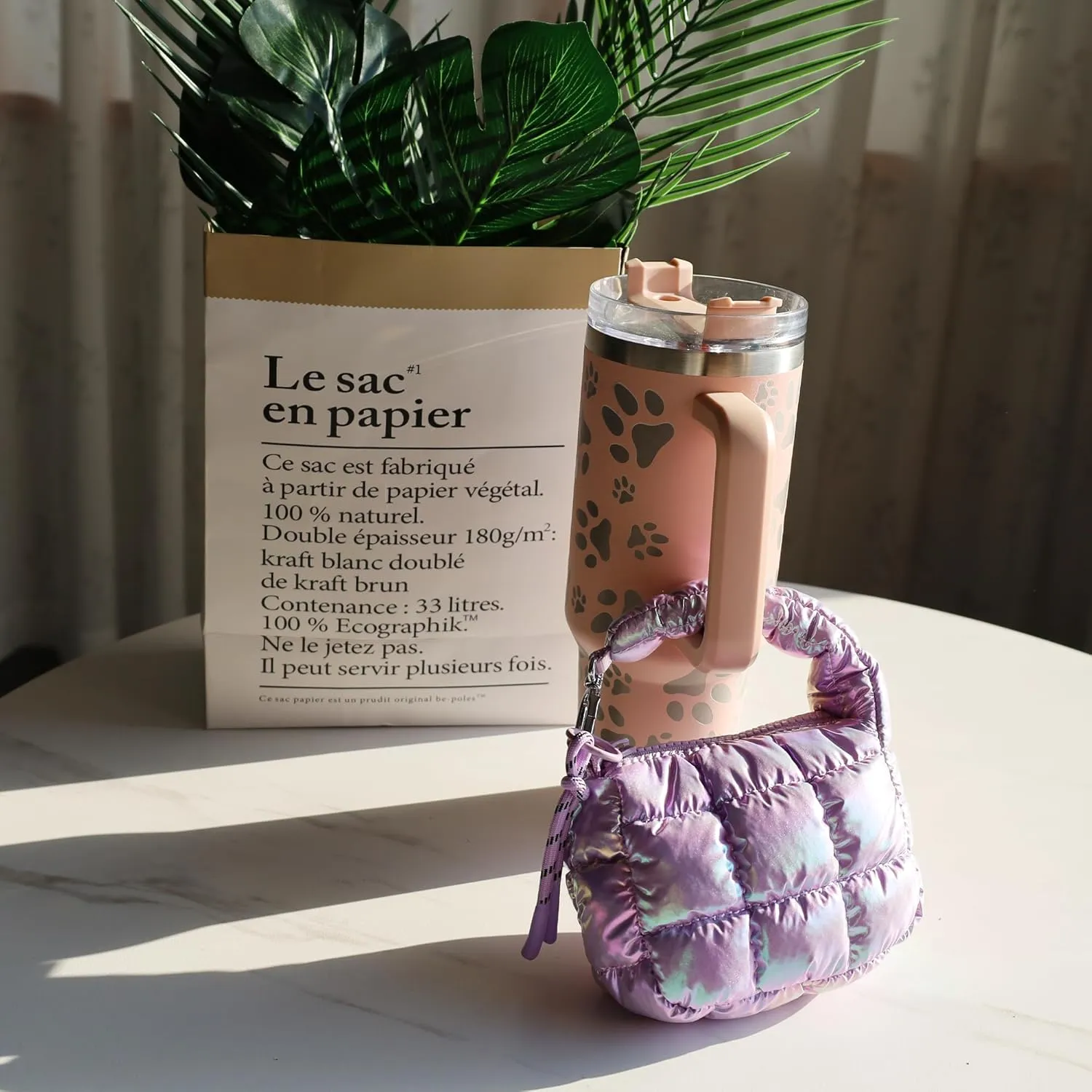 Mini Quilted Wristlet Bag for Women, Puffer Handbags,Evening Bags,Charm Lipstick Bag,Cute bag Charm for Gift