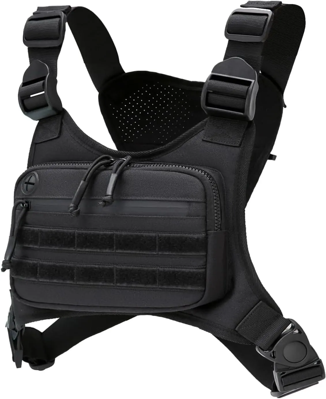 Minimalist Chest Bag For Men and Women, Chest Bag Vest For Running, Cycling. EDC Chest Pack Rig For Sports and Workouts