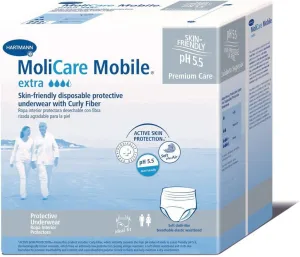 MoliCare Mobile Underwear, Extra, Medium, Case/56 (4/14s)