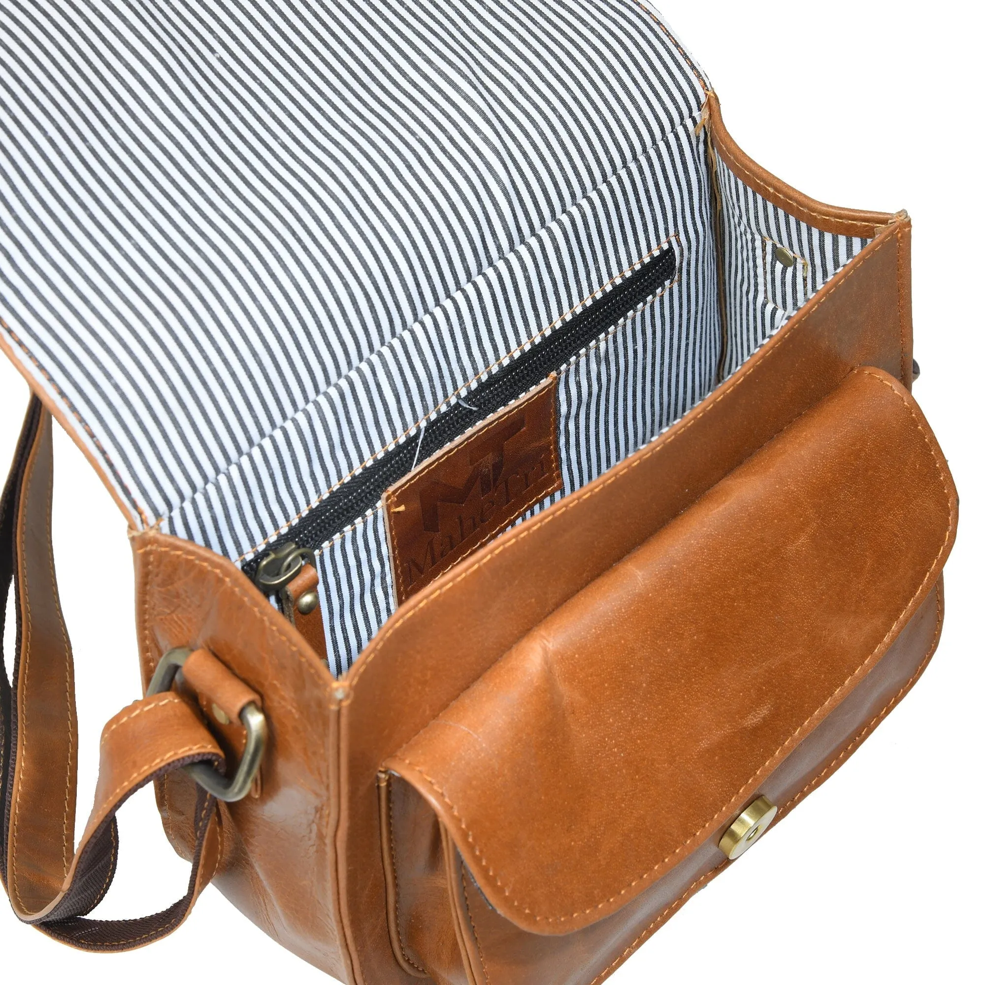 Molina Limited-stock deal Big savings The Satchel- Brown Tan