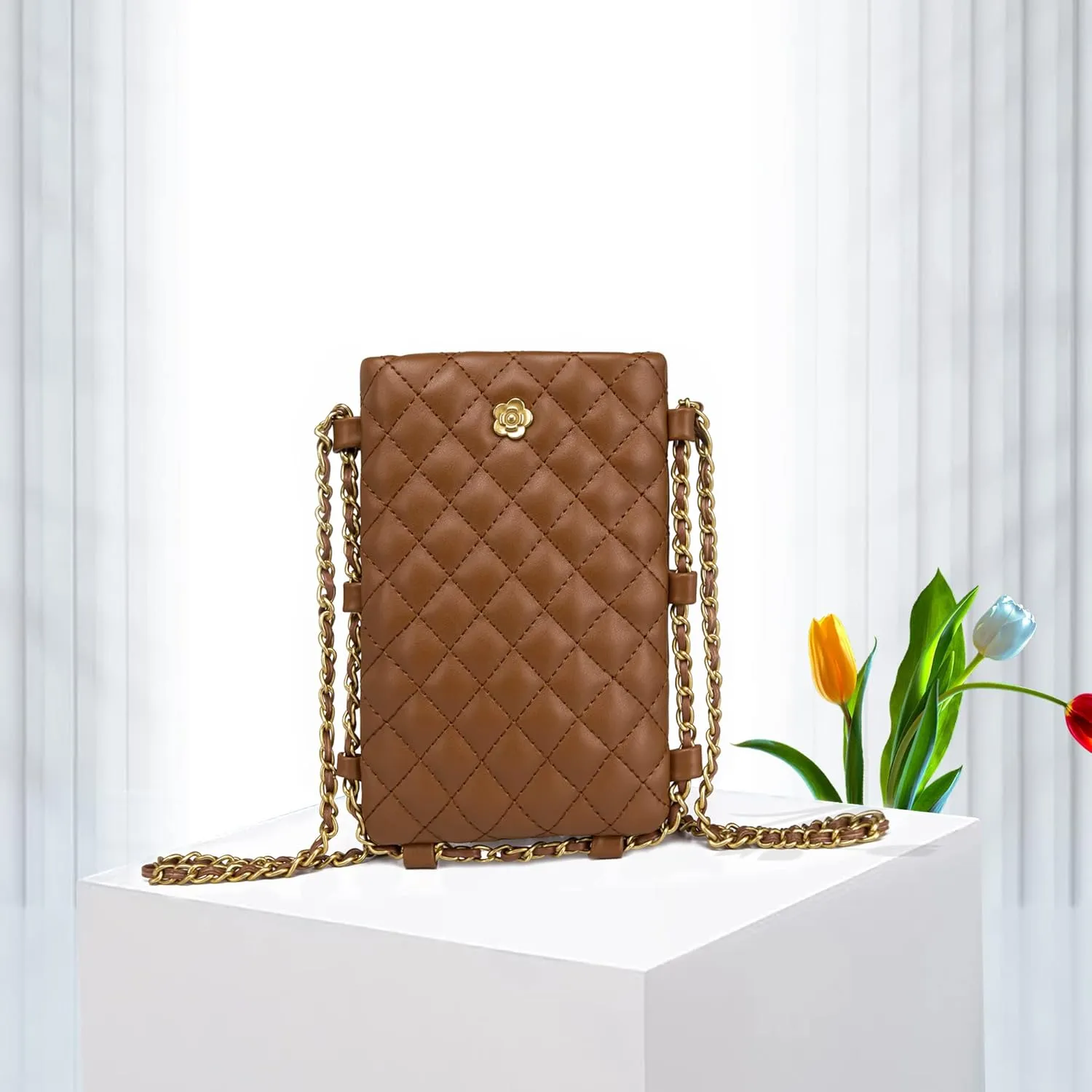 Montana West Quilted Small Crossbody Bags for Women Trendy Cell Phone Purse