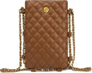 Montana West Quilted Small Crossbody Bags for Women Trendy Cell Phone Purse