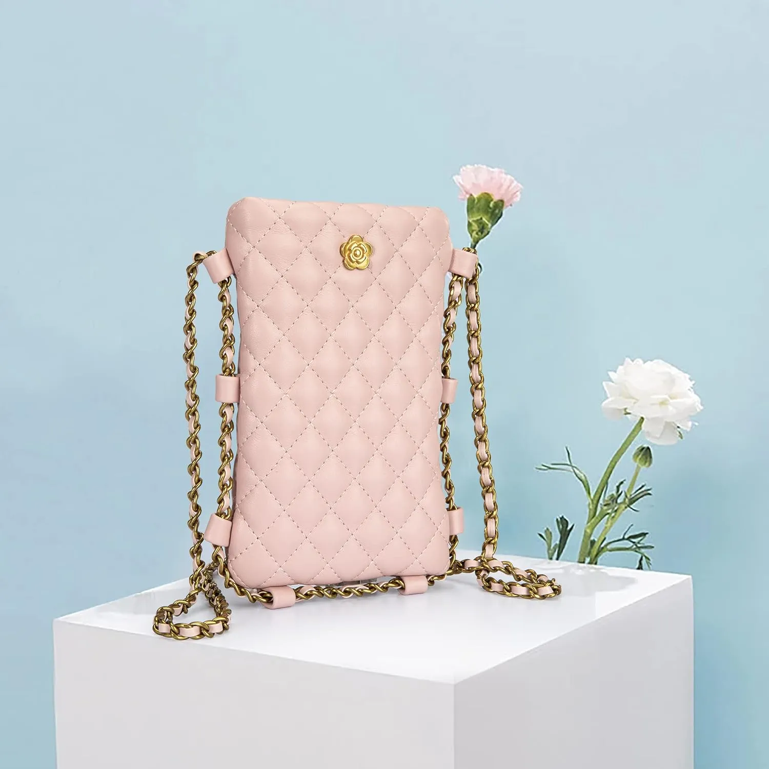 Montana West Quilted Small Crossbody Bags for Women Trendy Cell Phone Purse