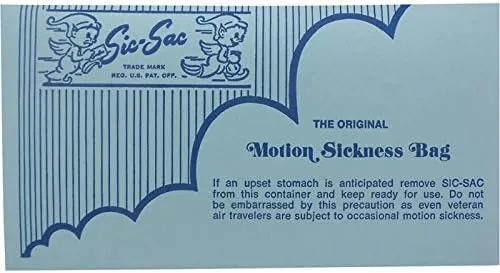 Motion Sickness Bag 25 - PACK