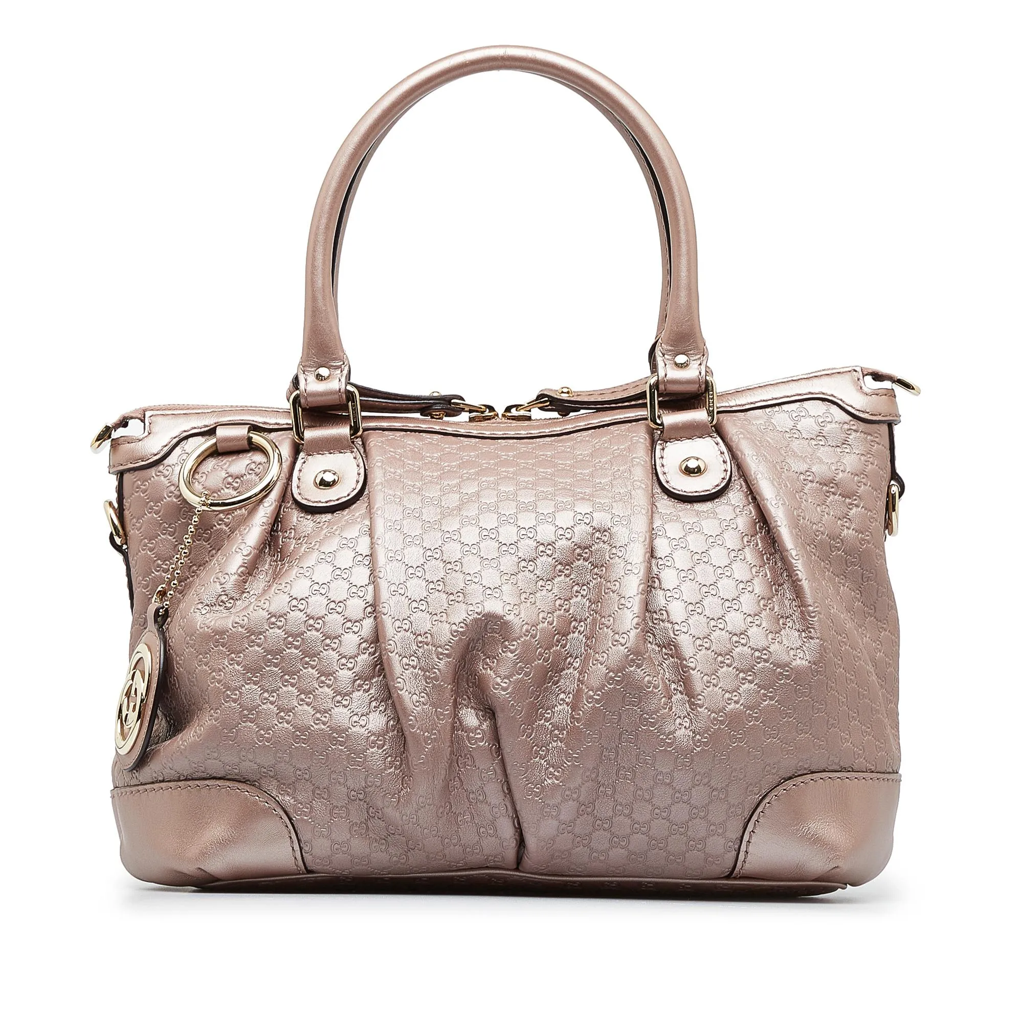 Multi-functional Gucci (SHG-NL2tIg) Sukey Sleek Satchel Microguccissima