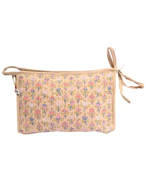 Multicolor Quilted Pouch