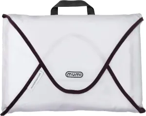 MUMI Design Travel Garment Bag Clothes Folder – 14.5” x 10.5” Packing Bag & Organizer for Luggage | Large-Capacity, Anti-Wrinkle Garment Bags for Travel, Carry-On Suitcases & Clothing Storage (Black)