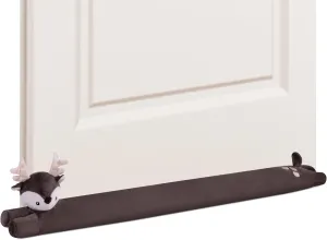 My OLi Under Door Draft Stopper Decorative Wind Stopper 36 inch for Door & Window Noise Blocker Gap Stoppers Window Sealer - Stuffed Reindeer