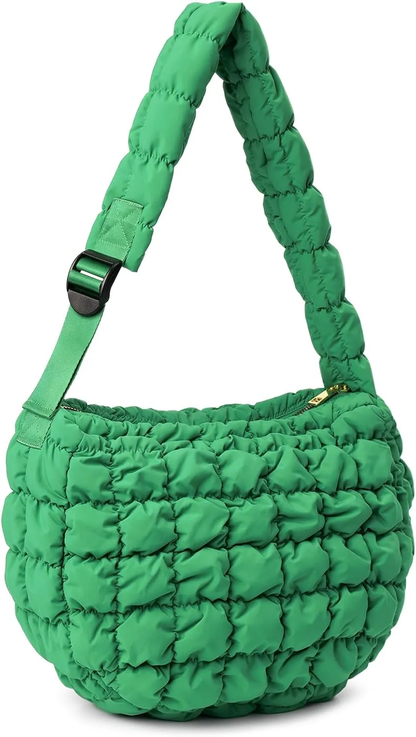 NAARIIAN Puffer bag Lightweight Quilted Tote Bags Puffy shoulder bag for Women Crossbody purse Padded handbag