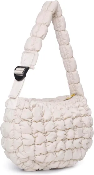 NAARIIAN Puffer bag Lightweight Quilted Tote Bags Puffy shoulder bag for Women Crossbody purse Padded handbag