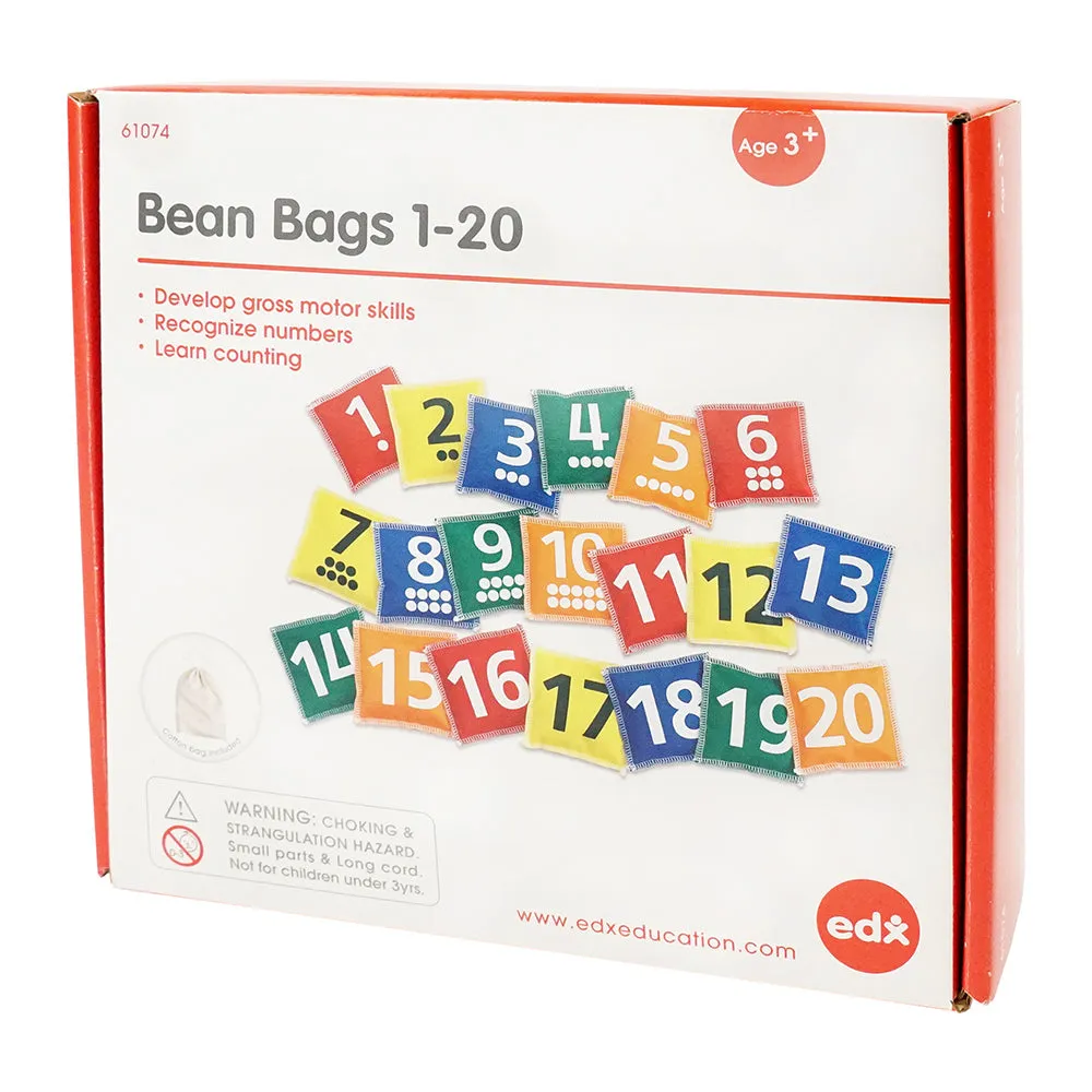 Number Bean Bags Pack of 20 – Fun, Hands-On Learning!