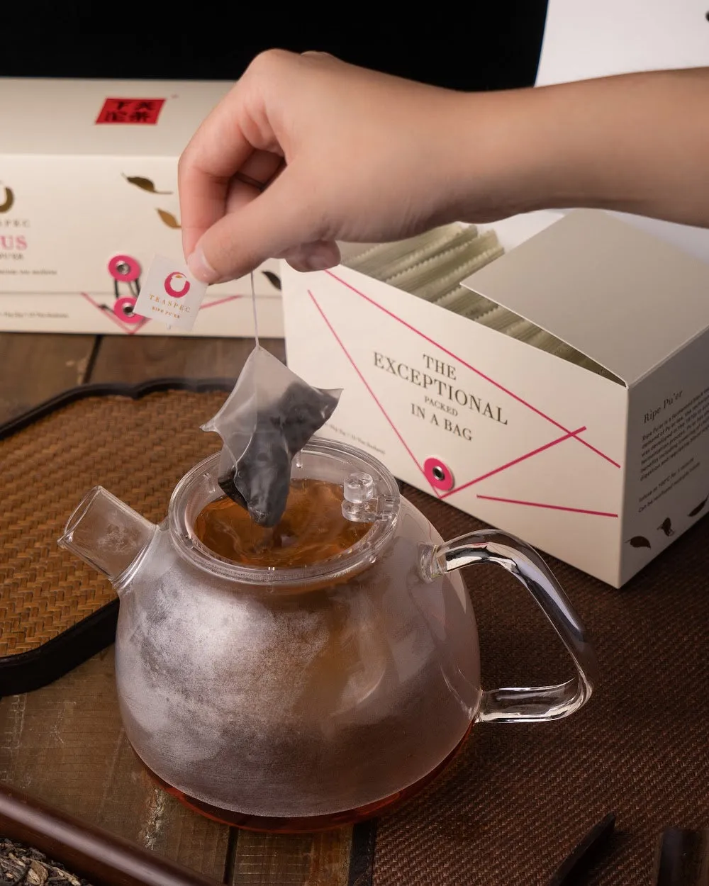 Opus Ripe, 
Ripe Pu'er Tea Sachets