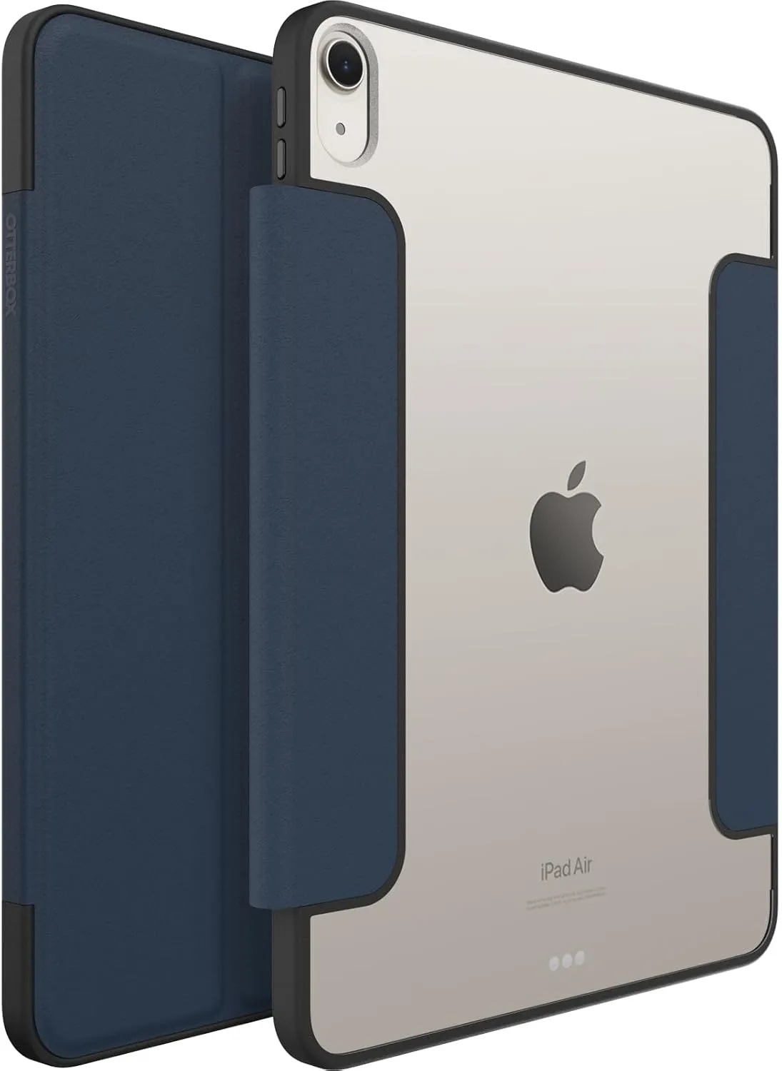 OtterBox Symmetry Series Folio case for iPad Air 11-inch (M3) & (M2) - Costal Evening (Clear/Blue), Ultra-Sleek Design, Multiple Viewing Positions, Magnetic Sleep/Wake Cover