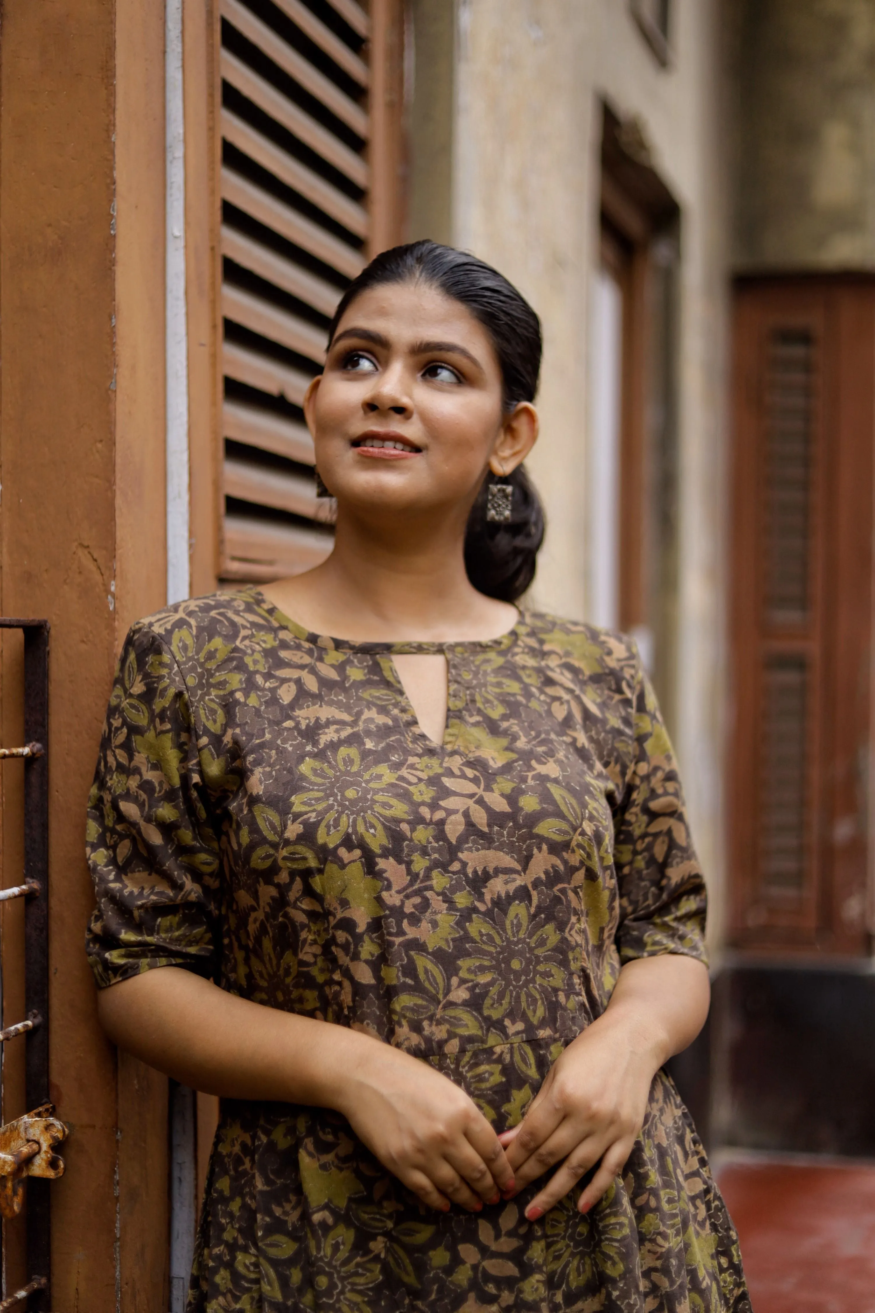 Patrali- Pure Cotton Floral Dress