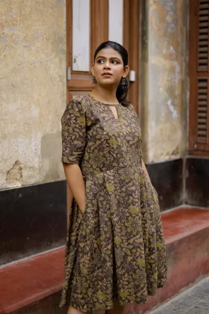 Patrali- Pure Cotton Floral Dress