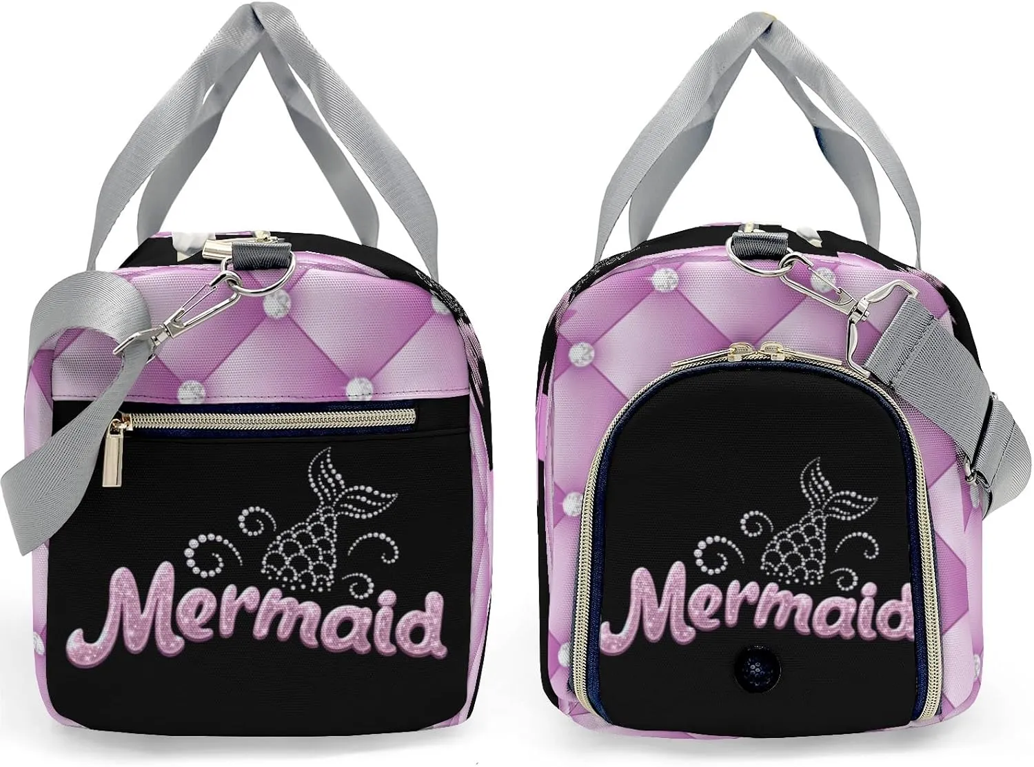 Personalized Name Duffel Bag Bow Pink On-the-Go Fitness: Travel Bags Designed for Active Living
