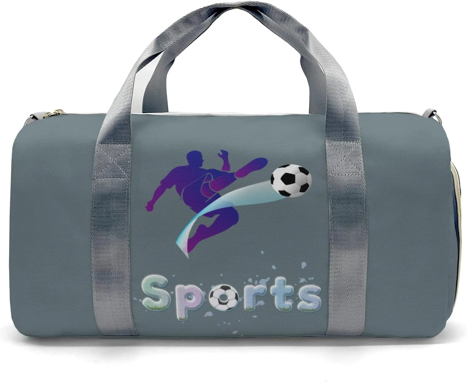 Personalized Name Duffel Bag Soccer Players Sport On-the-Go Fitness: Travel Bags Designed for Active Living