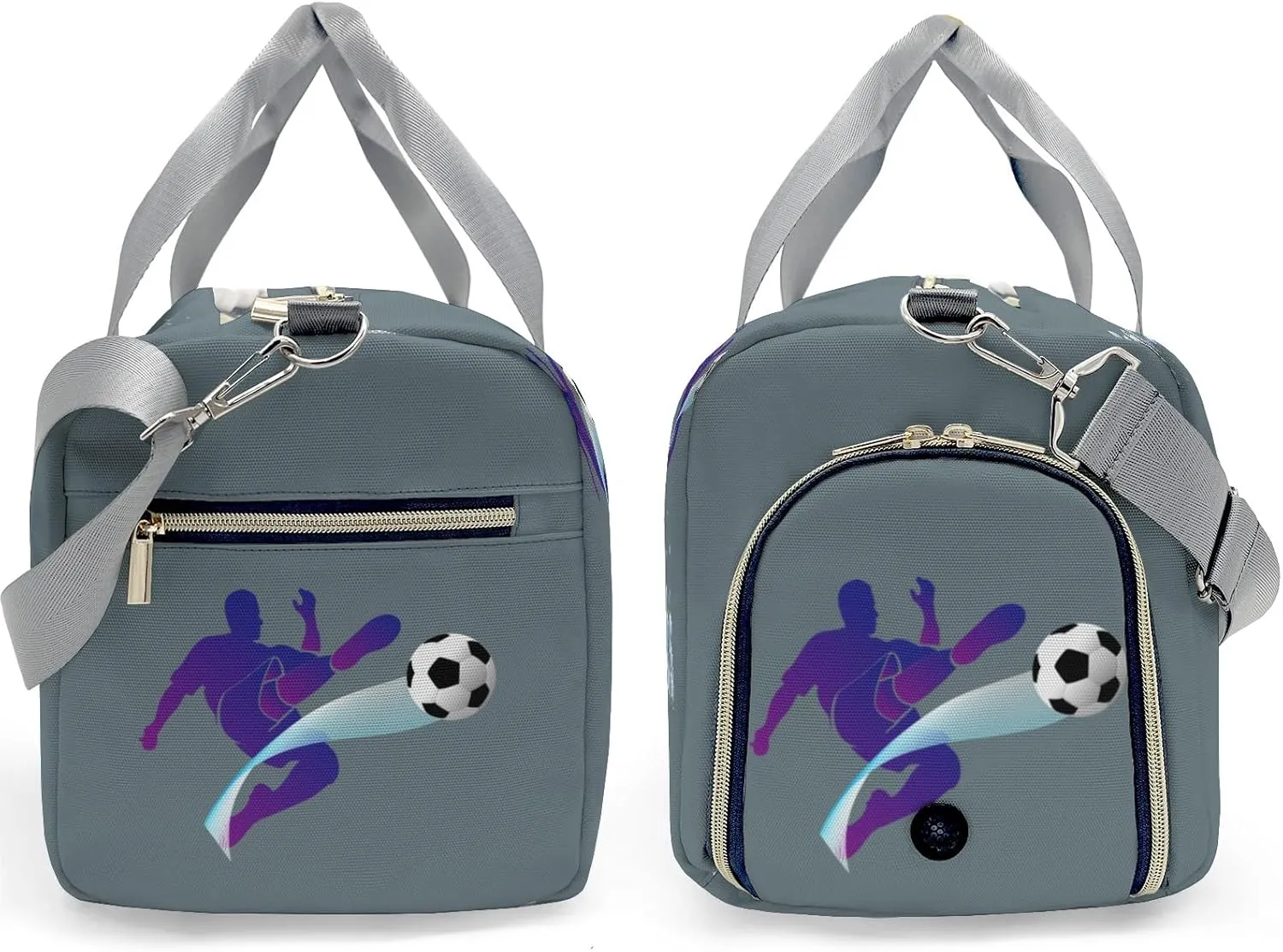 Personalized Name Duffel Bag Soccer Players Sport On-the-Go Fitness: Travel Bags Designed for Active Living