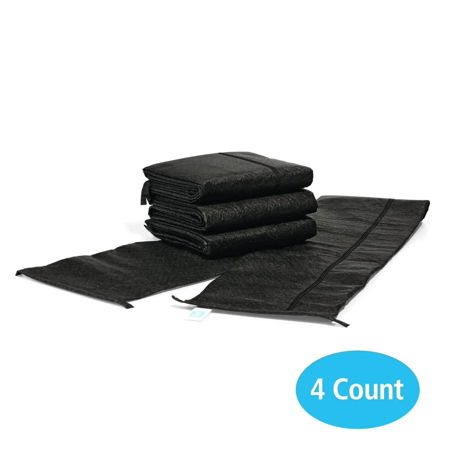 PIG Water Barrier - Sandless Sandbags for Flooding - 4 Pack - 5'L x 6.5"W x .25"H Water Diverter - PM50416