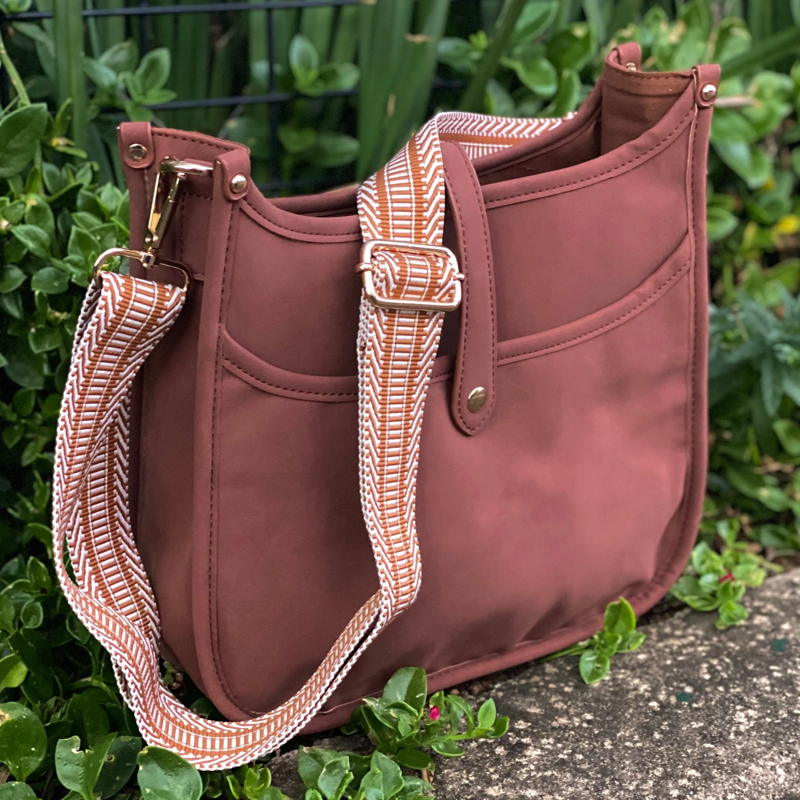 Pleather Crossbody Bags