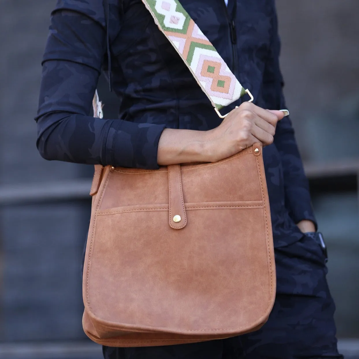 Pleather Crossbody Bags