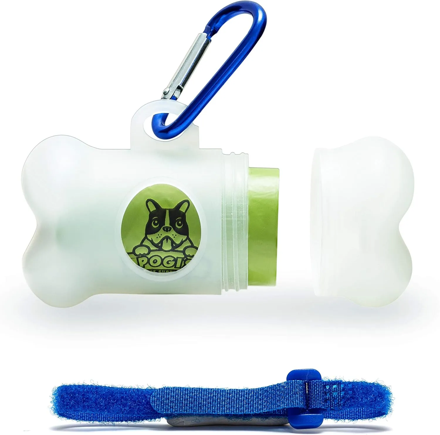 Pogi’s Dog Poop Bags - 50 Unscented Rolls (750 Doggie Poop Bags)   2 Dog Poop Bag Holders for Leashes - Leak-Proof Dog Waste Bags - Ultra Thick, Extra Large Poop Bags for Dogs