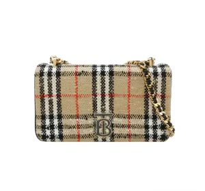 Preloved Burberry Lola Small bag Khaki 24*13*6cm 24111078939186