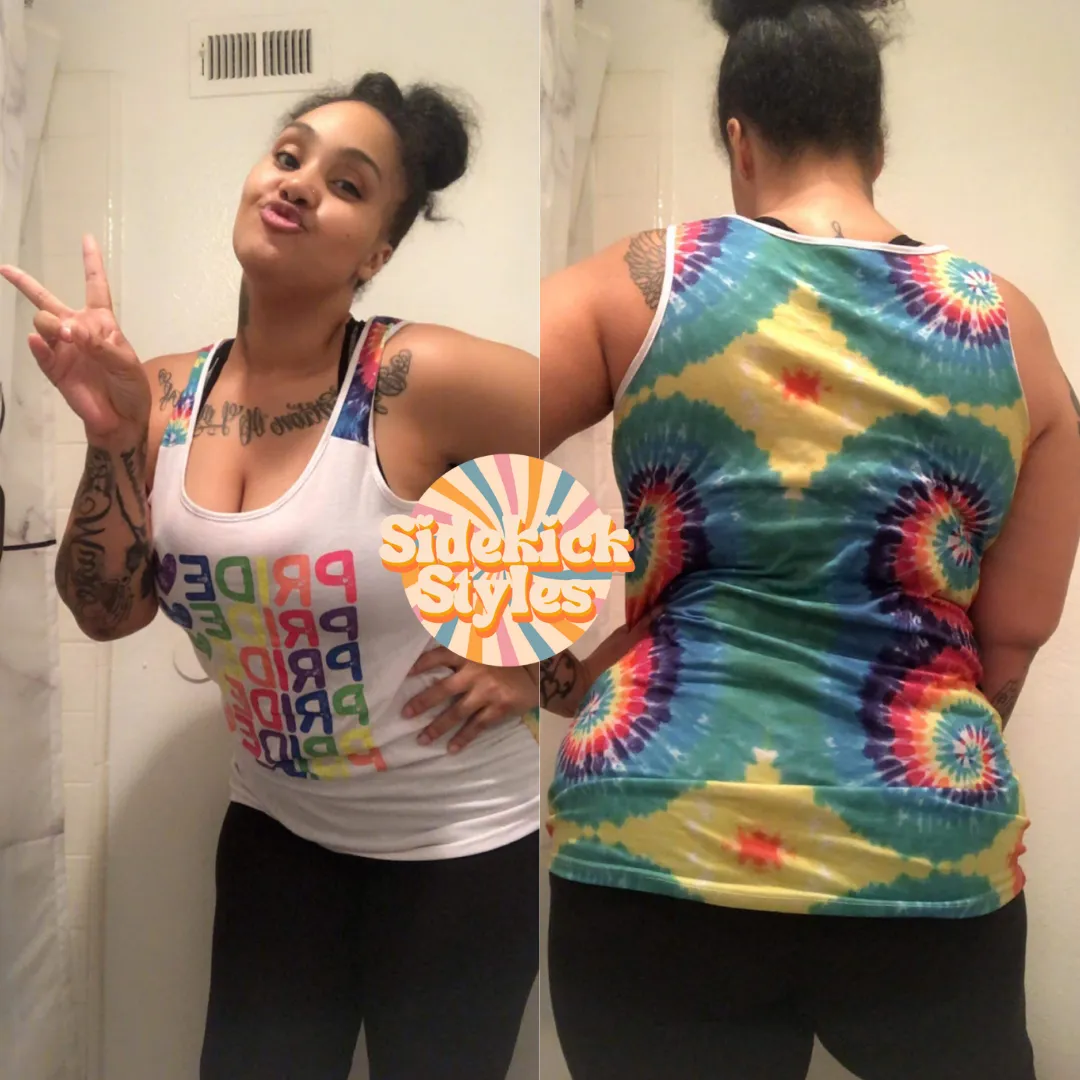 Pride Tie Dye tank