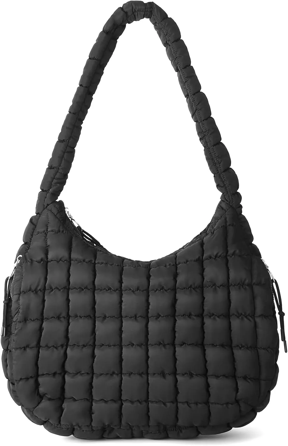 Puffer Tote Bag Quilted Tote Bag for Women Large Puffy Purse Lightweight Padding Cotton Crossbody Carryall Bag