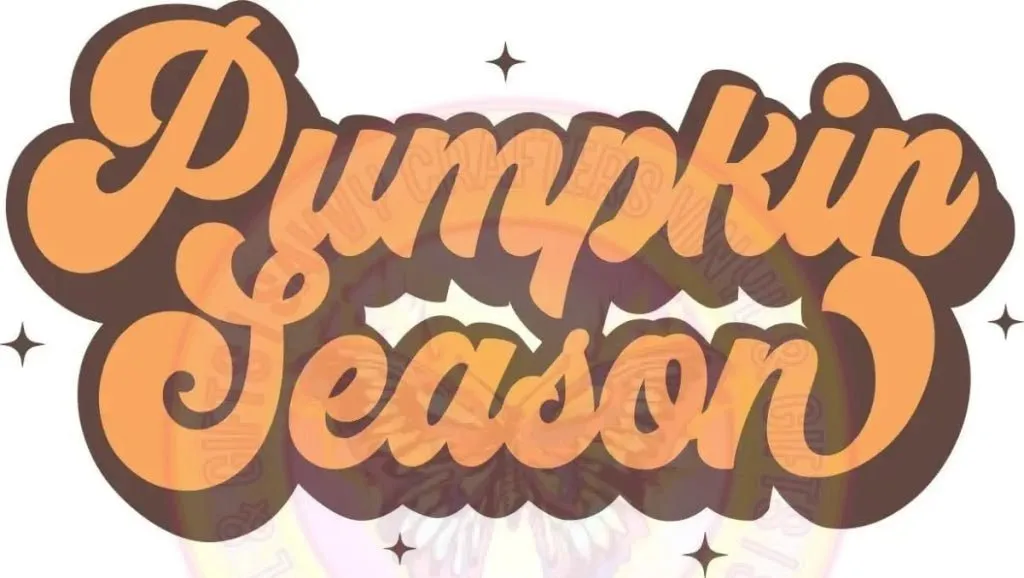 Pumpkin Season retro groovy Font