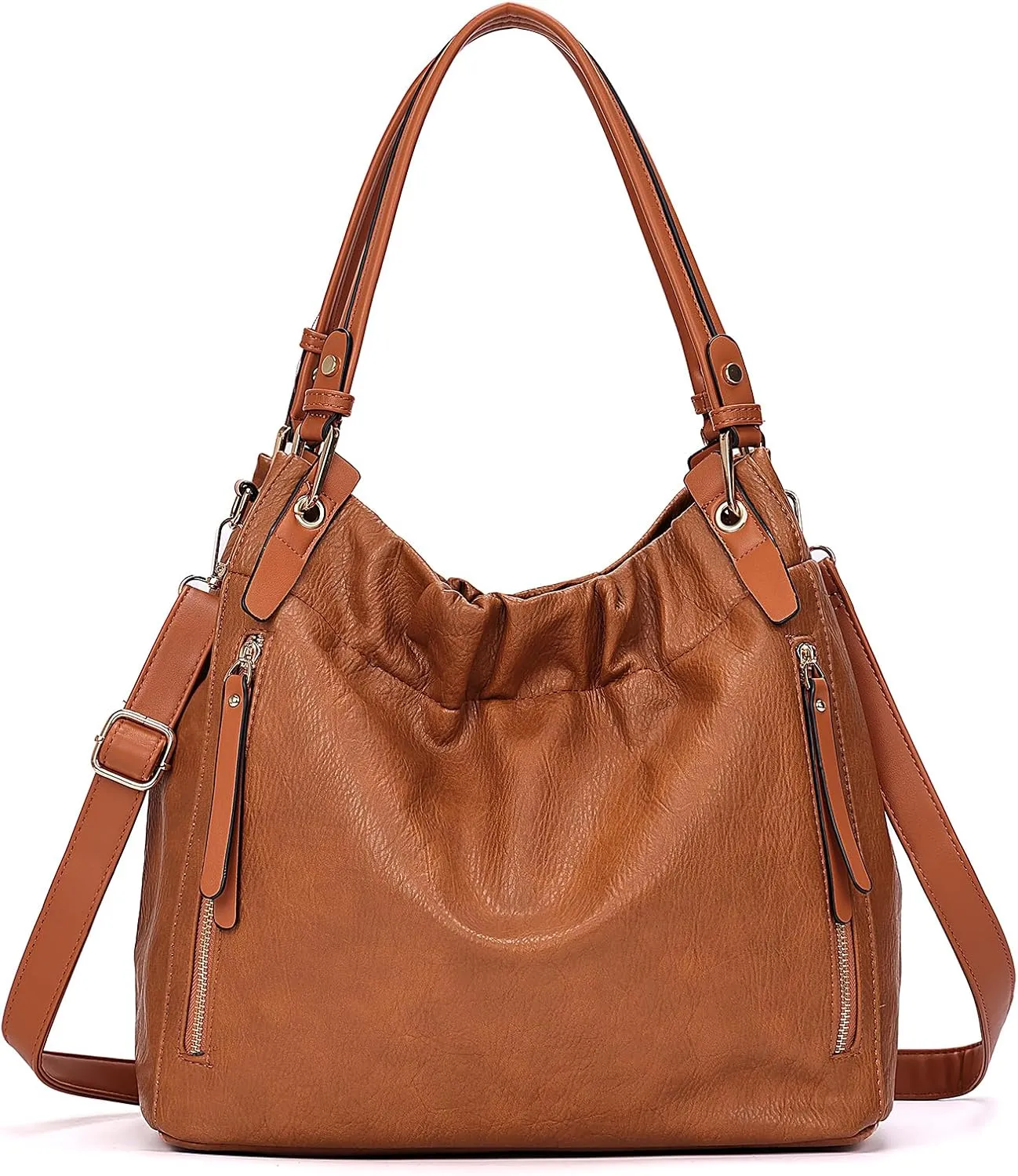 Purses and Handbags, Large Size Faux Leather Hobo Style Handbags for Women, Shoulder Bag with Removable Strap