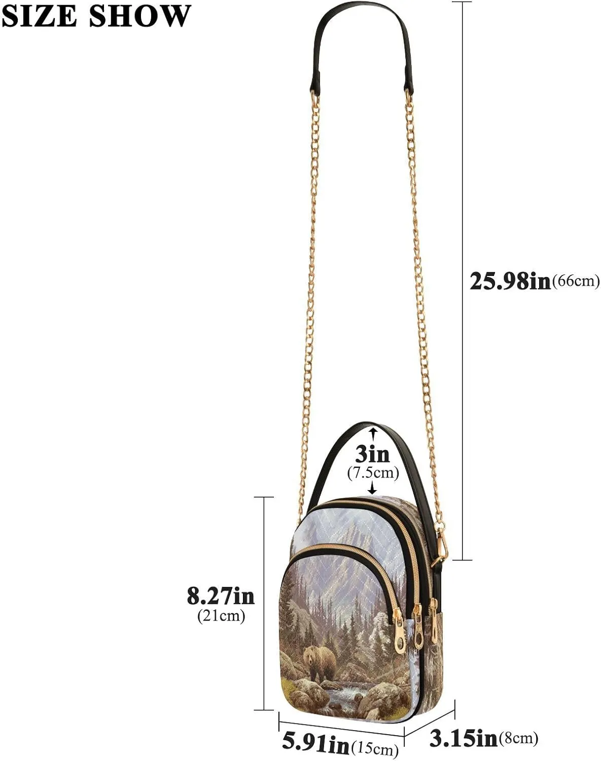Quilted Crossbody Bags for Women,Cute Funny Panda Bear Women's Crossbody Handbags Animals Small Travel Purses Phone Bag