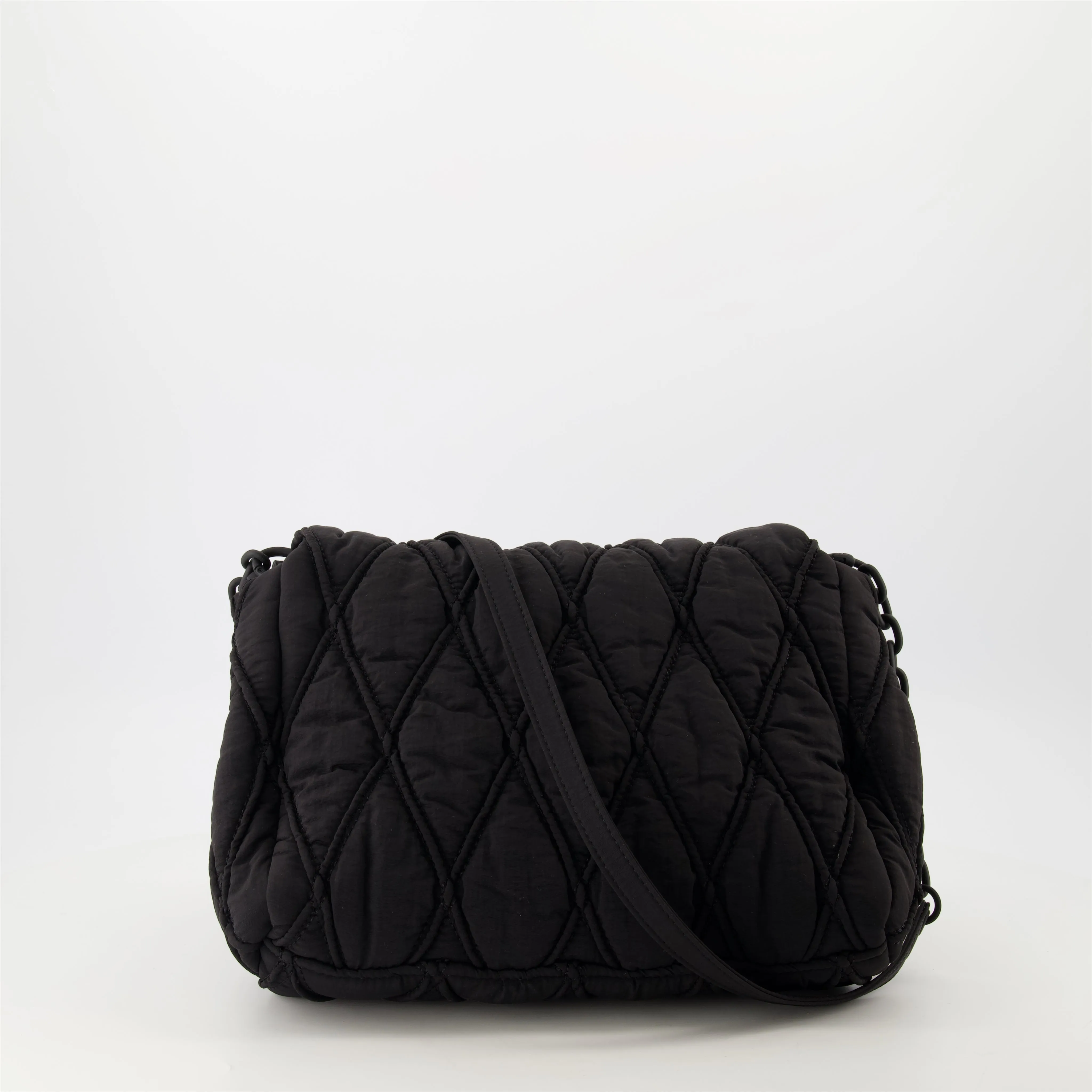 Quilted Nylon Charm-D Bag