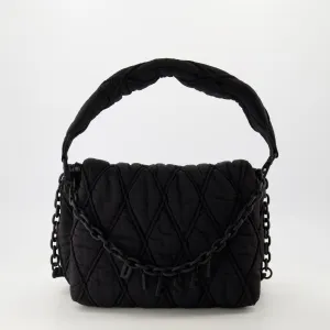 Quilted Nylon Charm-D Bag