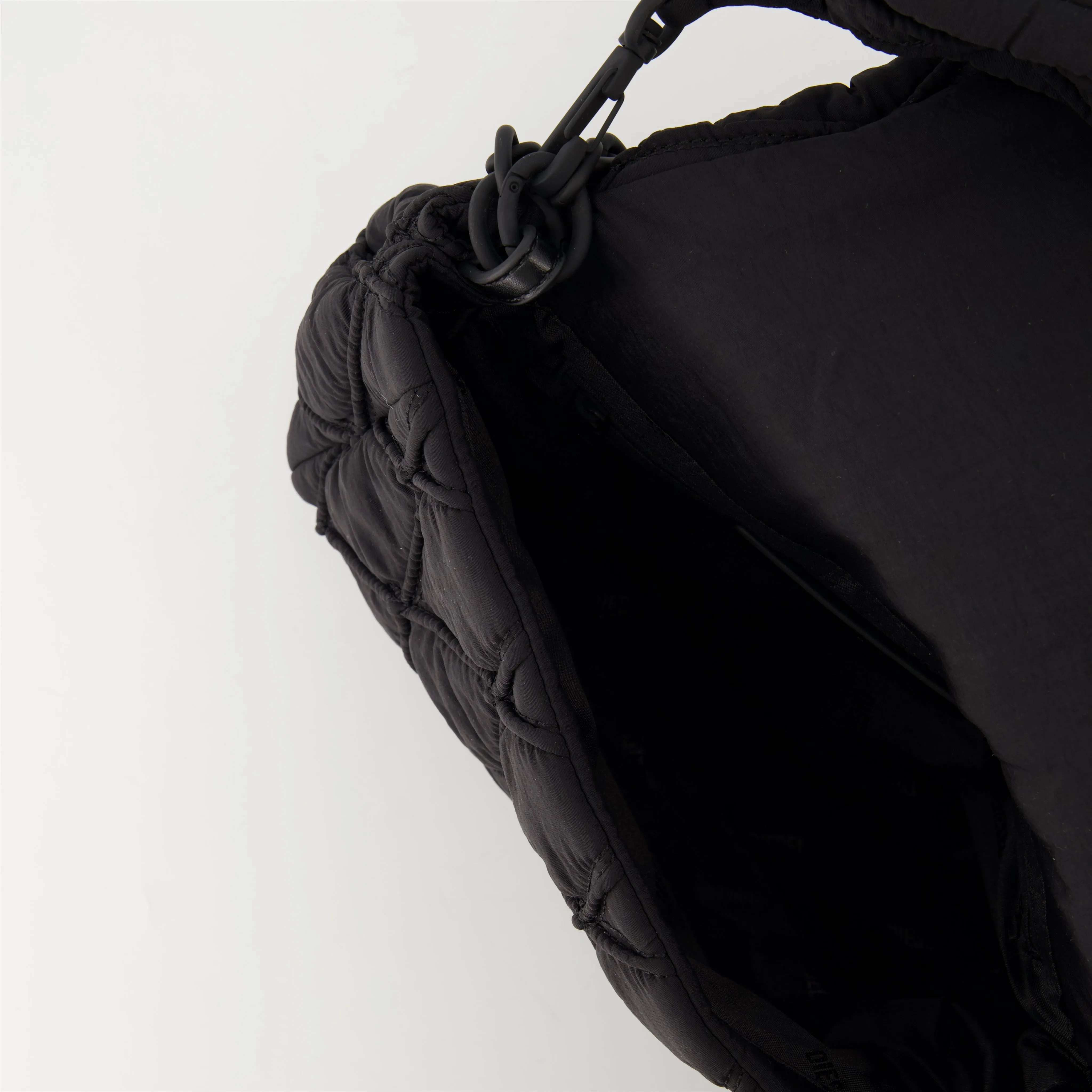 Quilted Nylon Charm-D Bag