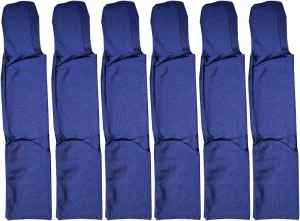 Ranch Hand Horse Mane Bags - Protect Horse's Mane from Wind, Sun & Mud - Prevents Tangles, Rubbing Out and Breakage - Made with Nylon - Easy to Use and Washable - Set of 6 (Dark Blue)