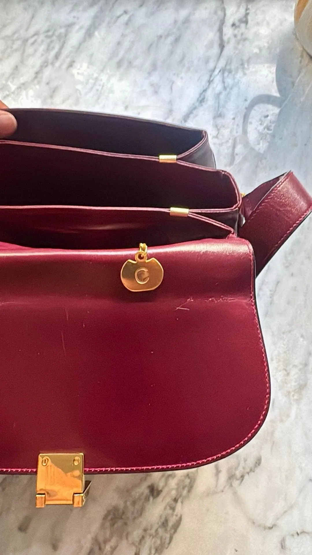 Rare Authentic Vintage Celine Box Bag