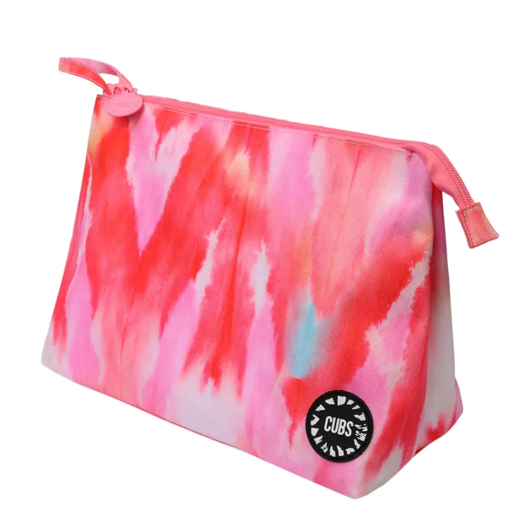 Red Tye Dye Large Pouch