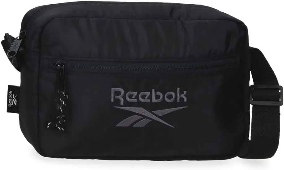 Reebok Crossbody Bag, Black/White