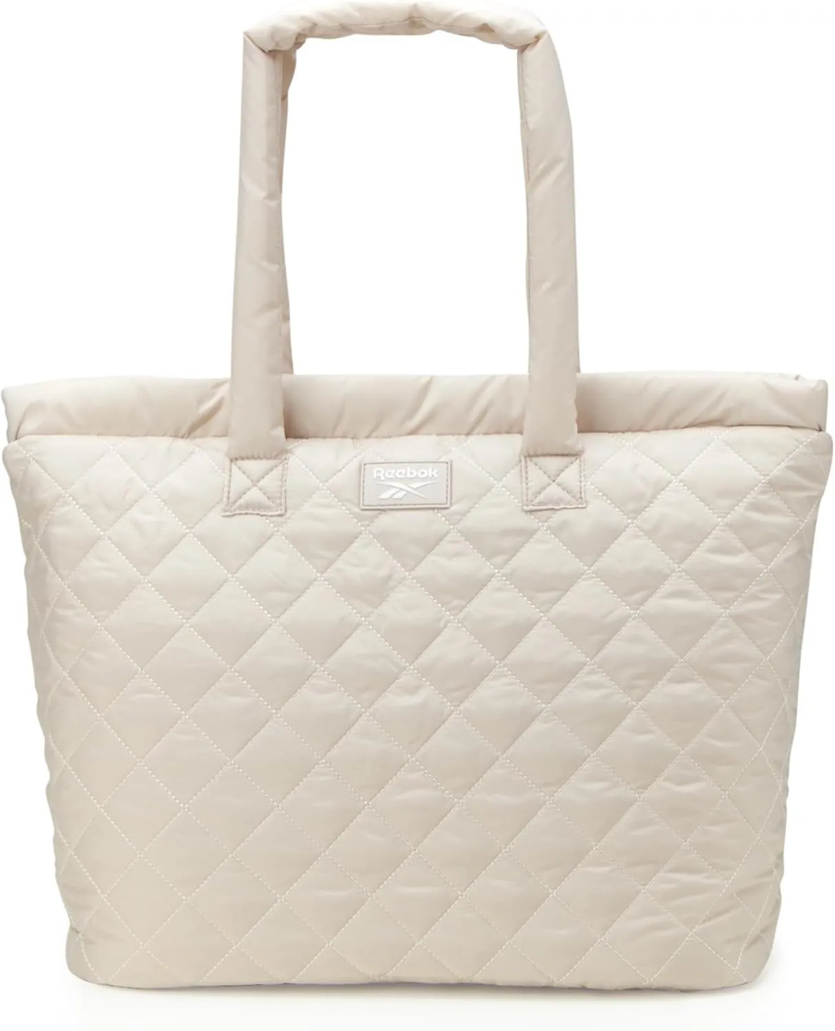 Reebok Women's Puffer Tote Bag - Lightweight Quilted Carry-All Tote Bag for Women - Casual Womens Puffy Shoulder Bags