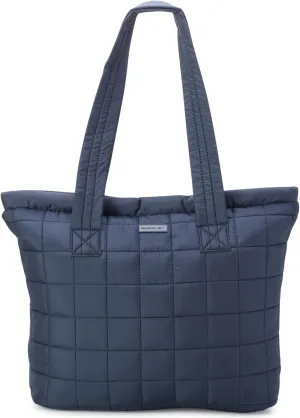 Reebok Women's Puffer Tote Bag - Lightweight Quilted Carry-All Tote Bag for Women - Casual Womens Puffy Shoulder Bags